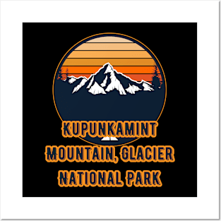 Kupunkamint Mountain, Glacier National Park Posters and Art